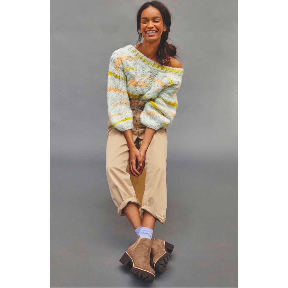 Anthropologie Jojo Cable-Knit Sweater - Small - RARE, SOLD OUT - Picture 4 of 10